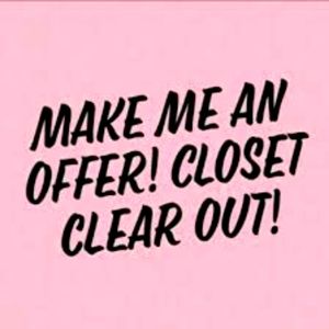 Closet clear out today, ✅